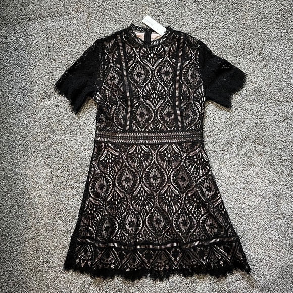 BB Dakota by Steve Madden Black Dress, Size 10, NWT; perfect NewYear's Eve dress - Picture 2 of 16